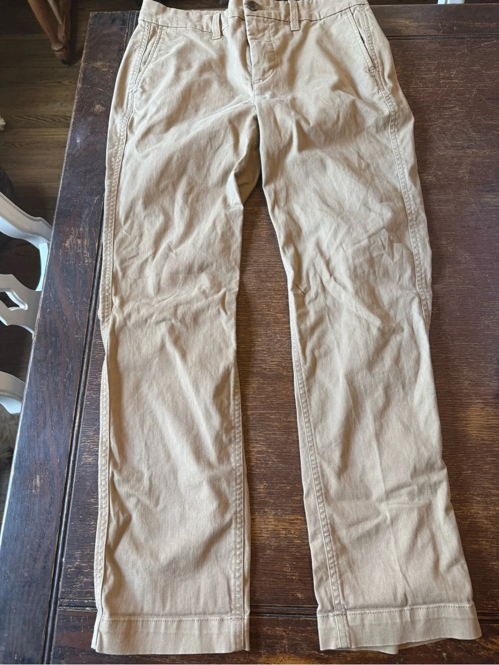 EUC J.Crew High Rise Girlfriend Chino Pants size 6